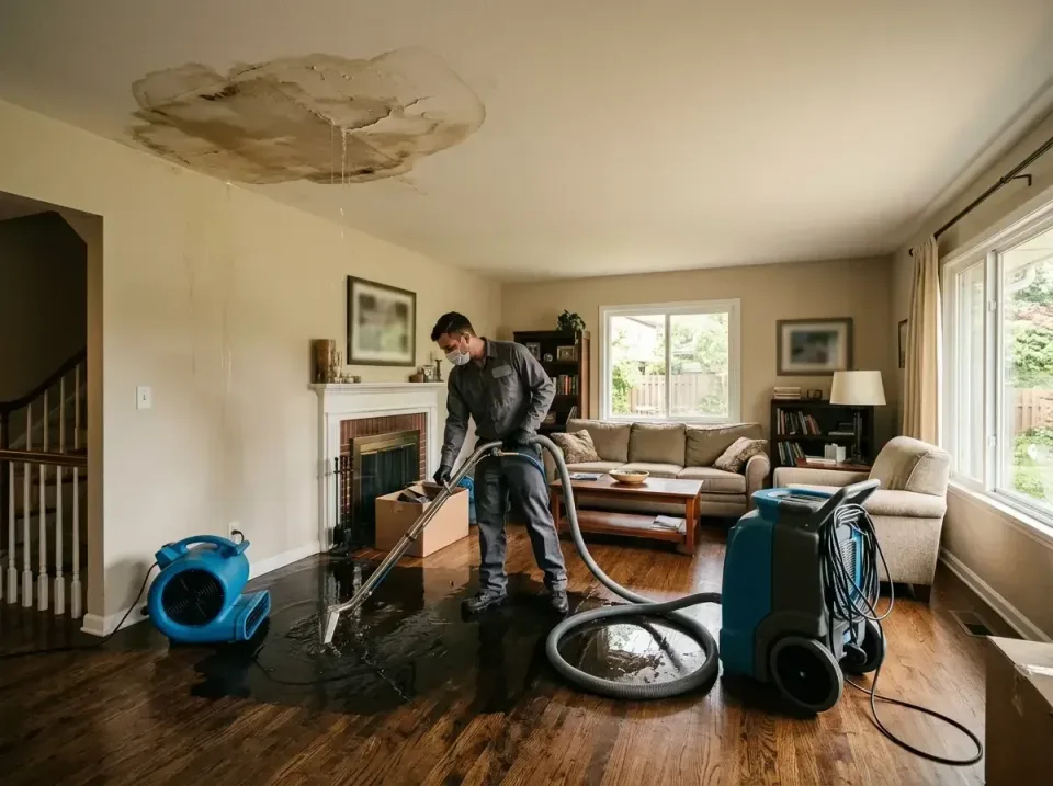 attic-pipe-burst-ceiling-drip-008 — frequently asked questions, Water Damage Restoration & Carpet Care in Vandalia, OH